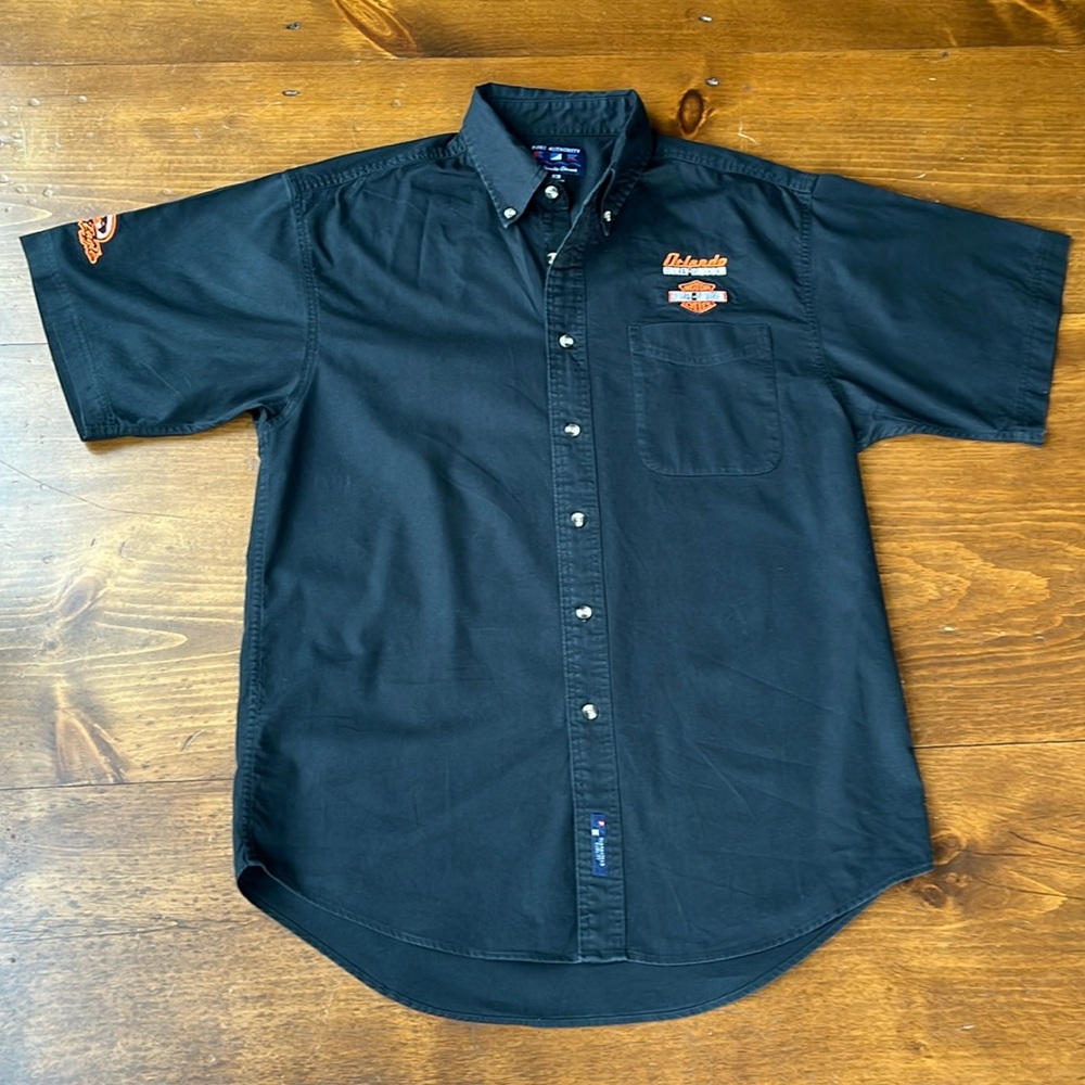 Harley-Davidson Orlando Short Sleeve Button Down Shirt - Sz M